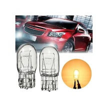Fesanotomotiv 2 Adet T20 Çift Duylu Park Sinyal Geri Vites Ampulü 21W 5W Drl