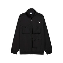 Puma T7 Cargo Erkek Geniş Kesim Track Ceket 632092 01 Siyah