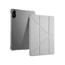 Redmi Pad 2 Kalemlikli Mars Tablet Kılıfı - Gri Diğer