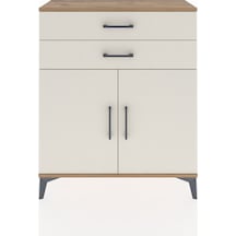 Arges Şifonyer 2 Raflı 2 Çekmeceli 2 Kapaklı 88x30x106 Çam-ay... Çam
