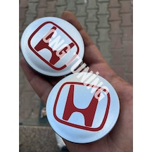Honda Fd6 Jant Göbegi Kırmızı Logo 4 Adet