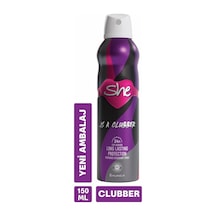 She Is A Clubber Kadın Deodorant 150 ML She Is A Clubber Kadın Deodorant 150 ML