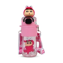 Vagonlife Crayon Shinchan Tritan Pipetli Matara 650 Ml - Pembestandart Pembe