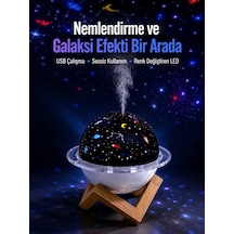 Usb Bağlantılı Projektör Işıklı Taşınabilir Mini Ha Nemlendirici Ve Aroma Difüzörü