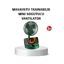 Taşınabilir Katlanabilir Mini Fan 3 Kademeli Şarj Edilebilir