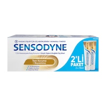 Sensodyne Tam Koruma Beyazlatıcı Diş Macunu 2 X 75 Ml - 8 Adet Tarı
