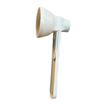 Ölçü Kaşığı Huni İle 2'si 1 Arada Dökülmeye Karşı Huni Kaşık Kaydırıcı Mutfak Kaşığı Toz Süt Kahve Protein Tozu Ölçmek İçin Beyaz