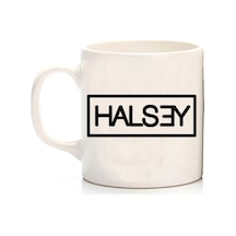 Halsey Iki Tarafı Baskılı Kupa Bardak Çok Renkli