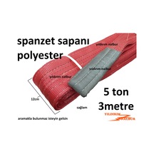 Spanzet Sapanı 5ton -3 Metre Yük Taşıma Çekme Halatı Vinç Halatı