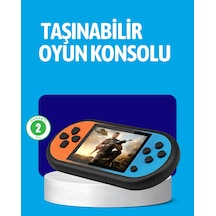 Retro 520 Oyunlu Taşınabilir Konsol Hd Ekran Usb Şarjlı
