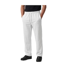 Deep Sea Deepsea Beyaz Baggy Style Likralı Lastikli İpli Erkek Spor Pantolon 2600262