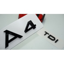 Dk Tuning Audi A4 Tdi Parlak Siyah Abs Bagaj Yazı Logo Arma