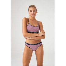 U.S. Polo Assn. U.s Polo Assn. 66250 Kadın Büstiyer Slip Takım-lacivert Lacivert