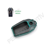 Bmw 1 3 5 7 Serisi Anahtar Kılıfı Süperlüx Yeşil Keyless