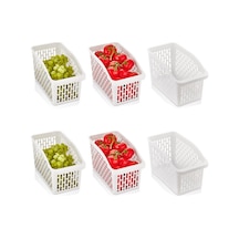 Buzdolabı içi Düzenleyici Dolap içi Düzenleyici Organizer Jumbo 6 Siyah