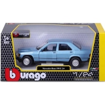 Mey İthalat 1/24 A 1987 Mercedens Benz 190e Mavi