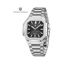 Pd-ys019 Erkek 37mm Japon Vh31 Kronograf Kuvars Saat Safir Kristal 50m Su Geçirmez Işıklı Saat Çok Renkli