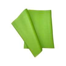 Yeşil Pilates Lastiği Orta Üst Direnç 120 Cm 15 Cm 0.45 Mm