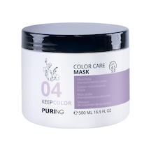 Purıng 04 Keepcolor Boyalı Saçlar İçin Keten Tohumu & E Vitaminli Renk Koruyucu Saç Maskesi 500ml