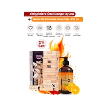 " Denge Oyunu 48 Görev + 250 Ml Portakal Aromalı Masaj Yağı Eğlenceli Set" - 664405431