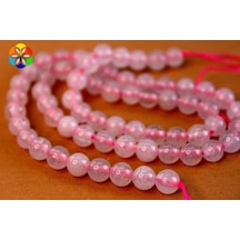 Pembe Kuvars Taşı Dizi 6Mm