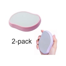 2'li Paket Pembe/mor Ağrısız Fiziksel Epilasyon Epilatörü Kristal Tüy Silgisi