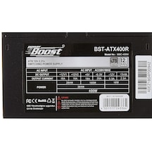 Power Boost BST-ATX400R 400 W 12 CM Fanlı Kutulu Güç Kaynağı
