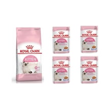 Tr Kitten Yavru Kedi Kuru Maması 2 Kg + 4 Adet Kitten Yaş Mama 85 Gr