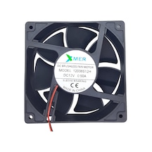 Xmer 120X120X38Mm 12V 0.50A 2 Kablolu Fan