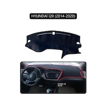 Hyundai İ20 2014-2020torpido Koruma Halısı Siyah Kenar