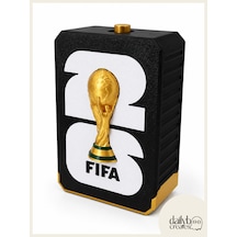 Fıfa World Cup 2026 Panini Sticker Uyumlu Futbolcu Sticker Koleksiyon Kutusu-siyah