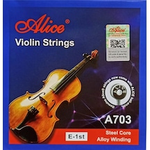 Alice A703-1 Keman Teli Mi Yüksek Gerilim Parlak Ses