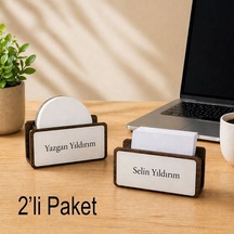 Süblimasyon Ahşap Masaüstü Stand - 2'li Paket