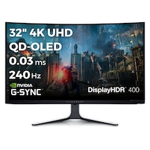 Dell Alienware AW3225QF 32 4K UHD  0.03 Ms 240 Hz G-Sync QD OLED Oyuncu Monitör