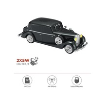 D55 Retro Araba Tasarımlı Bluetooth Hoparlör 2x5w Fm + Usb + Tf Kart