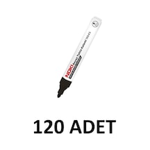 120 Adet 1664s Yazı Tahtası Kalemi Yuvarlak Uç Siyah Siyah