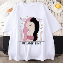Flood Of Style Melanie Martinez Karikatür Sevimli Komik T Shirt Erkek Kadın Sıcak Satış Boy Kısa Kollu Üst T Beyaz