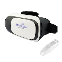 Microcase Vr 3d Sanal Gerçeklik Gözlüğü + Vr Kablosuz Bluetooth Kumanda-al47181
