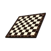 Tahta İsteyene Orta Boy Ceviz Desenli Mdf Ahşap Satranç