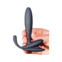 Erofoni Yeni Nesil G-Spot ve Uyarıcılı Unisex Anal  Black Plug
