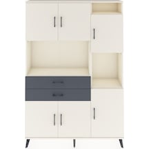 Arges Dolap 9 Raflı 2 Çekmeceli 6 Kapaklı 132x30x195 Aytaşı-aytaşı/antrasit Aytası/antrasıt Arges Dolap 9 Raflı 2 Çekmeceli 6 Kapaklı 132x30x195 Aytaşı-aytaşı/antrasit Aytası/antrasıt