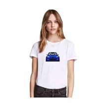 Subaru Stı Baskılı Beyaz Kadın Tshirt