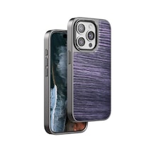 Venco Apple iPhone Uyumlu. 15 Pro Max Wave Kapak - Derin Mor