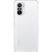 Ilkeshop Newface Xiaomi Poco F3 Kılıf Deluxe 2mm Şeffaf Silikon - Şeffaf