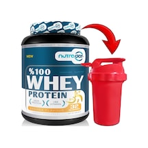 Whey Protein 976 Gr Muz Aromalı Protein Tozu 24 Gram Protein 32 Servis Shaker Hediyeli