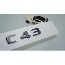 Dk Tuning C43 Bagaj Krom Abs 3m 3d Yazı Logo Benz İle Uyumlu