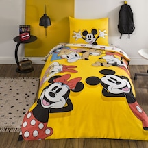 Taç Lisanslı Disney Mickey & Friends Tek Kişilik Pamuk Nevresim Takımı 000000001000050010 Çok Renkli