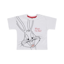 Civil Baby Bugs Bunny Baskılı 6-18 Ay Tişört - Beyaz