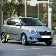 Skoda Fabia 2011-2014 Sağ Arka Kapı Çıtası Düz 5j6853754