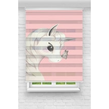 Perdecizade Enxboy Unıcorn Pembe Dijital Baskılı Zebra Perde-cocuk Odası-stor Perde Renkli Perdecizade Enxboy Unıcorn Pembe Dijital Baskılı Zebra Perde-cocuk Odası-stor Perde Renkli